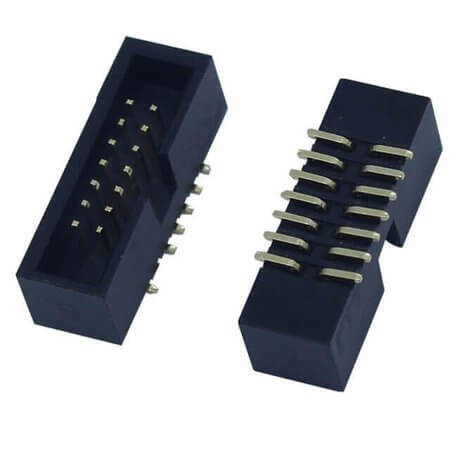 L-KLS1-202C-14-T-B BOX HEADER 14PIN(2x7) 1.27MM SMT V/T MALE BLACK - 1