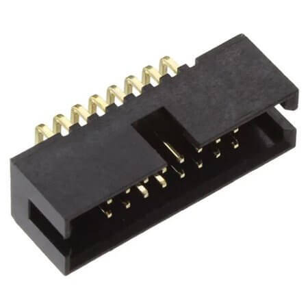 L-KLS1-202C-16-R-B BOX HEADER 16PIN(2x8) 1.27mm THT R/A MALE BLACK - 1