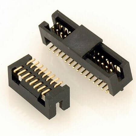 L-KLS1-202CB-10-T-B-R BOX HEADER 10PIN(2x5) 1.27MM SMT V/T MALE BLACK - 1