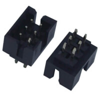 L-KLS1-202H-06-S-B-D CON.T.B.2.00MM 6PIN(2x3) THT V/T MALE KLS - 1