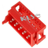 L-KLS1-204E-16-R CONNECTOR 2.54MM 16PIN MICRO MATCH RED IDC TYPE - 1