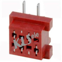 L-KLS1-204G-10-R-TC MICRO MATCH THT V/T 10PIN(2x5) 2.54mm FEMALE RED - 1
