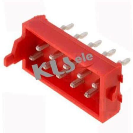 L-KLS1-204M-10-R MICRO MATCH THT V/T 10PIN(2x5) 2.54mm MALE RED - 1