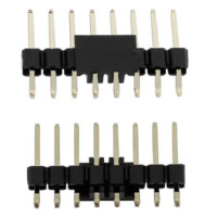L-KLS1-207A-1-08-TC-3X6 PIN HEADER 8PIN(1x8) 2.54mm SMT R/A TAPE&REEL - 1