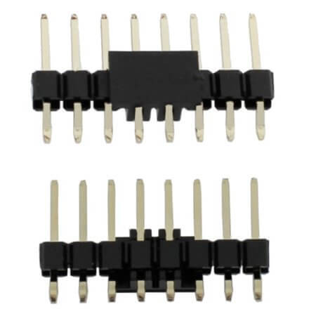 L-KLS1-207A-1-08-TC-3X6 PIN HEADER 8PIN(1x8) 2.54mm SMT R/A TAPE&REEL - 1