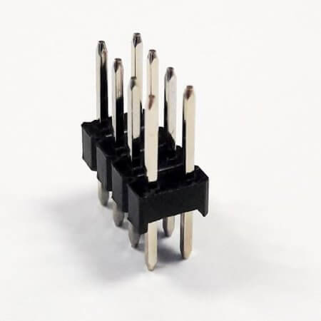 L-KLS1-207B-2-08-S PIN HEADER 08PIN(2x4) 2.00mm THT V/T - 1
