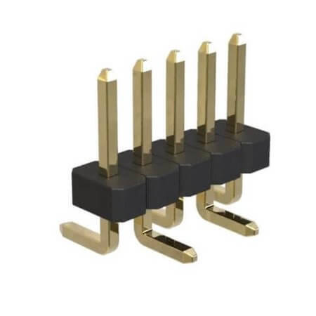 L-KLS1-207C-2.0-1-12-T2C PIN HEADER 12PIN(1x12) 1.27mm SMT V/T - 1