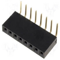 L-KLS1-208-1-40-R FEMALE HEADER 40PIN(1x40) 2.54mm THT R/A - 1