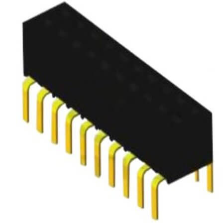 L-KLS1-208B-4.3-2-08-W FEMALE HEADER 8PIN(2x4) 2.00mm THT V/T TUBE - 1