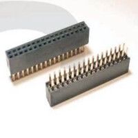 L-KLS1-208C-3.4-1-10-S-B FEMALE HEADER 10PIN(1x10) 1.27mm THT V/T H:3.40MM - 1