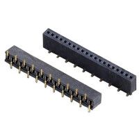 L-KLS1-208C-5.7-1-12-RM FEMALE HEADER 12PIN(1X12) 1.27MM SMT H:5.7MM - 1