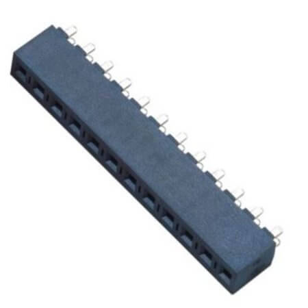 L-KLS1-208F-8.9-1-02P-S- FEMALE HEADER 2PIN(1x2) 2.54mm THT V/T - 1