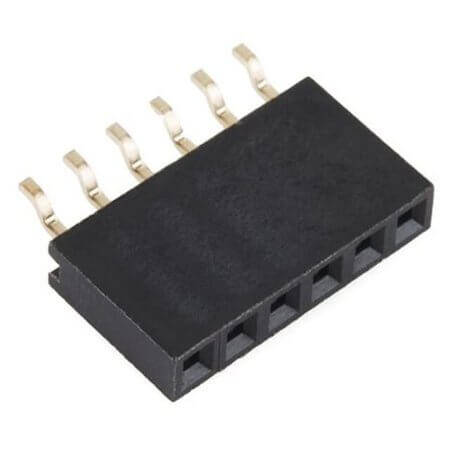 L-KLS1-208G-1-08-RT-R-T1 FEMALE HEADER 8PIN(1x8) 2.54mm SMT V/T TAPE&REEL - 1