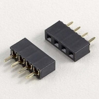L-KLS1-208Y-5.0-2-04-S-A FEMALE HEADER 4PIN(2x2)2.54mm THT V/T PBT - 1