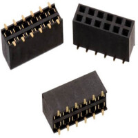 L-KLS1-208Y-5.0-2-06-T-7 FEMALE HEADER 6PIN(2X3) 2.54mm SMT V/T - 1