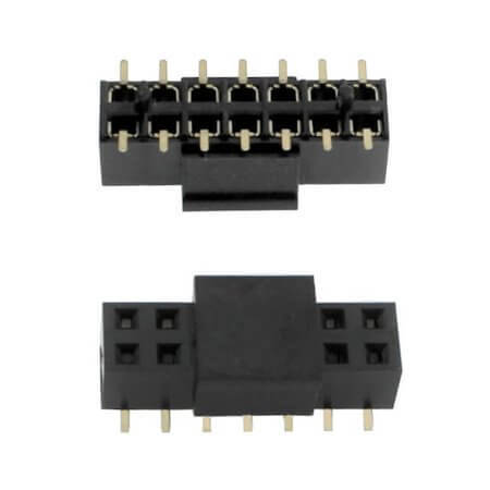 L-KLS1-208Y-5.0-2-14-T3- FEMALE HEADER 14PIN(2x7) 2.54mm 5.3X7.4 SMT - 1