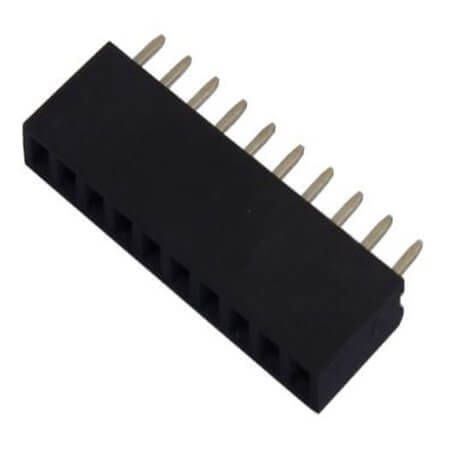 L-KLS1-208Y-5.7-1-40-S FEMALE HEADER 40PIN(1x40) 2.54mm THT V/T TUBE - 1
