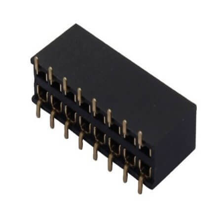 L-KLS1-208Y-5.7-2-20-T FEMALE HEADER 20PIN(2x10) 2.54mm SMT V/T TRAY - 1