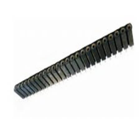 L-KLS1-209-3.0-1-40-S-Y FEMALE HEADER 2.54MM 40PIN(1X40) THT V/T MACHINE P - 1