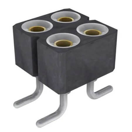 L-KLS1-209B-2-06-T-Y FEMALE HEADER 6PIN(2x3) 2.00mm SMT V/T MACHINE PIN - 1
