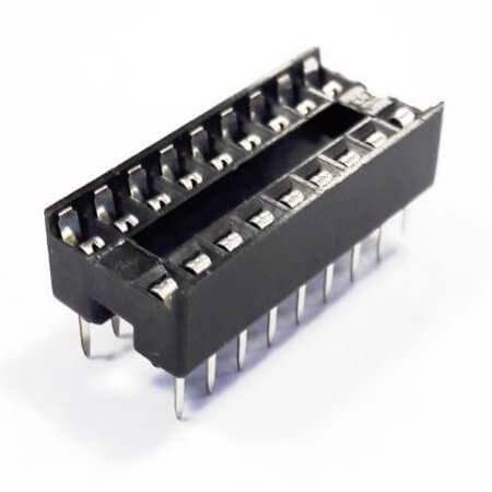 L-KLS1-216-18 IC-SOCKET 18PIN 7.62MM - 1