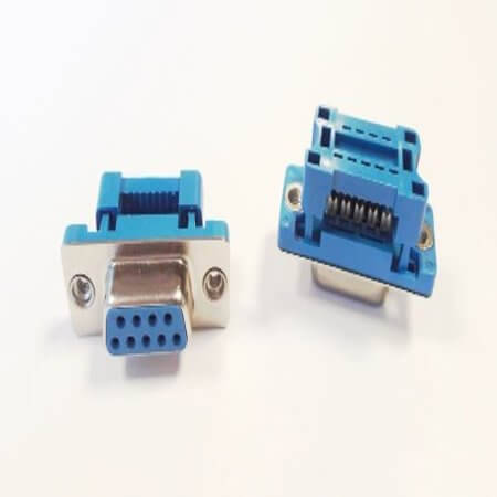 L-KLS1-222-09-F-L CONNECTOR DSUB 9PIN IDC WITH FEMALE FLAT TYPE BLUE - 1
