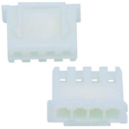 L-KLS1-2.50-04-H CON.T.B.2.50MM 4PIN(1X4) 180C FEMALE WHITE - 1