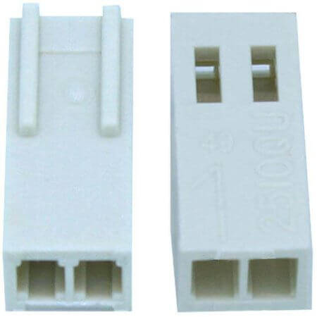 L-KLS1-2.54-02-H CON.T.B.2.54MM 2PIN 180C FEMALE - 1