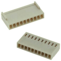 L-KLS1-2.54-10-H CON.T.B.2.54MM 10PIN(1X10)180C FEMALE WHITE - 1