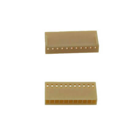 L-KLS1-2.54-11-H-L.ORANG CON.T.B.2.54MM 11PIN(1x11) FEMALE LIGHT ORANGE - 1