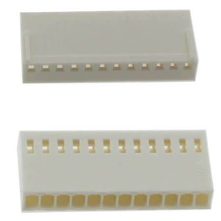 L-KLS1-2.54-12-H-IVORY CON.T.B.2.54MM 12PIN(1x12) FEMALE IVORY - 1
