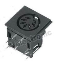 L-KLS1-291A-05-B MINI DIN CONNECTOR JACK FEMALE 05PIN BLACK AUDIO V - 1