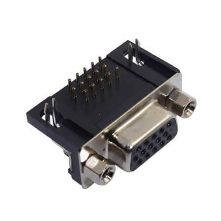 L-KLS1-315-15-F-B CONNECTOR DSUB 15PIN 3 ROW FEMALE BLACK - 1