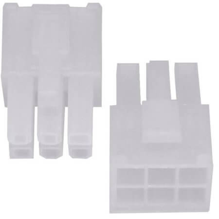 L-KLS1-4.20-2X03-MH CON.T.B.4.20MM 6PIN (2x3) MALE HOUSING MINI FIT - 1