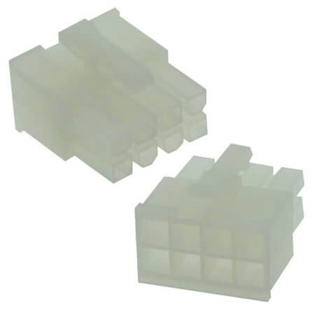 L-KLS1-4.20-2X04-MH CON.T.B.4.20MM 8PIN (2x4) MALE HOUSING MINI FIT - 1