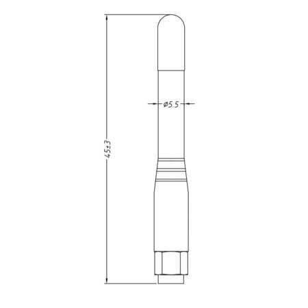 L-KLS1-43316045 ANTENNA 433MHZ 45MM POLARIZE - 1