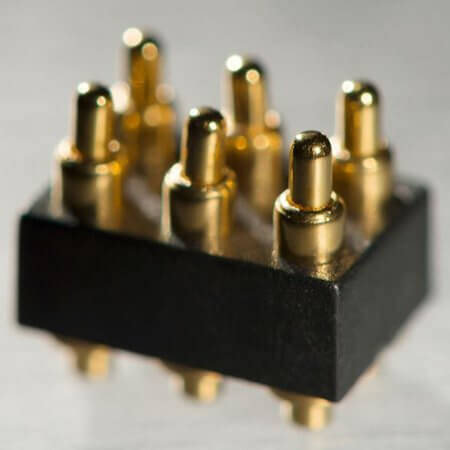 L-KLS1-6PGC01B-2096 CONN.SPRING LOADED PIN 6PIN (2x3) 2.54MM THT V/T - 1