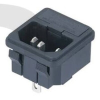 L-KLS1-AS-301-12 CONNECTOR AC POWER SOCKET WITH FUSE TYPE - 1