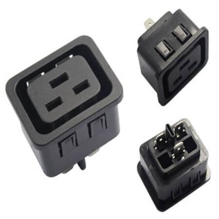 L-KLS1-AS-302-4 POWER SOCKET C19 AC INLET SERIES - 1