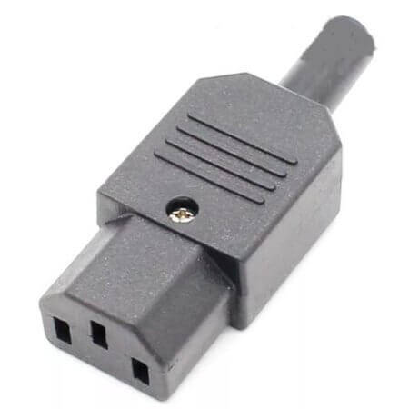 L-KLS1-ASS-201 CONN. AC POWER INLET FEMALE STRAIGHT - 1