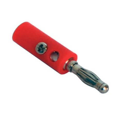 L-KLS1-BAP-010B-G-R 4MM BANANA JACK RED IC-238A - 1