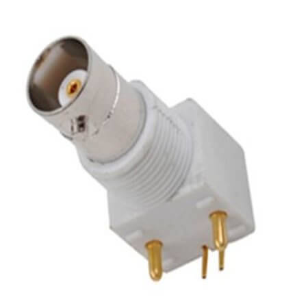 L-KLS1-BNC003-W CONN.BNC JACK THT R/A 50 OHM WITH NUT/WASHER WHITE - 1