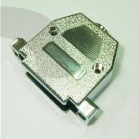 L-KLS1-DBJ-15P-S DSUB HOOD 15PIN SHORT SCREW CHROMIUM PLATED - 1