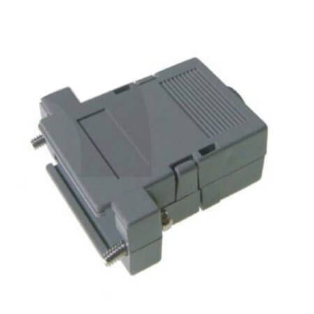 L-KLS1-DBW-15P-SG DSUB HOOD 15PIN SHORT SCREW WITH CLAMP GRAY - 1