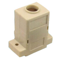 L-KLS1-DBW-25P-SI DSUB HOOD 25PIN SHORT SCREW WITH CLAMP IVORY - 1