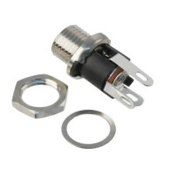 L-KLS1-DC-025B-2.5 CONN.DC JACK POWER THT V/T 2.50MM 0.5A - 1
