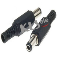 L-KLS1-DCP-02-1.1B CONNECTOR DC POWER PLUG 1.1MM STRAIGHT BLACK - 1
