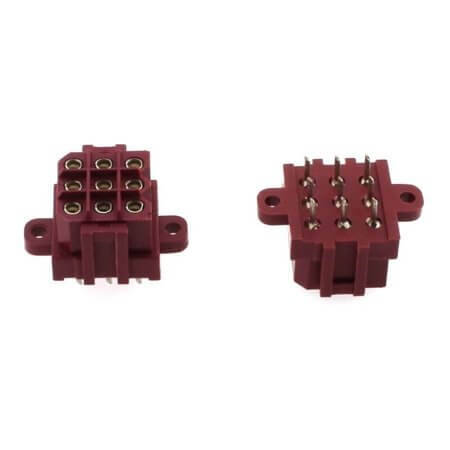 L-KLS1-EHD-5.00-3x03-S FEMALE HEADER 9PIN(3x3) 5.00mm THT V/T TRAY - 1
