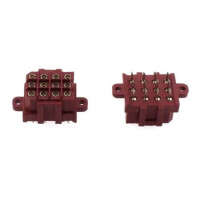 L-KLS1-EHD-5.00-3x04-S FEMALE HEADER 12PIN(3x4) 5.00mm THT V/T TRAY - 1