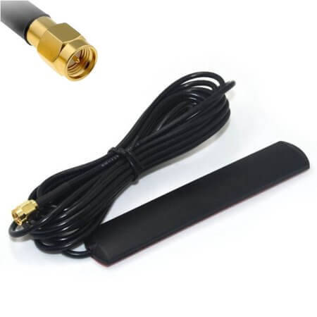 L-KLS1-GSM-05-010-3000 MAGNET ANTENNA GSM SMA 50R 3000MM - 1
